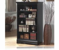 Contemporary Style Black Storage & Display Bookcase
