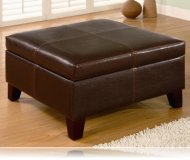 Dark Brown Ottoman