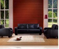 Dolan Leather Sofa + Love Seat