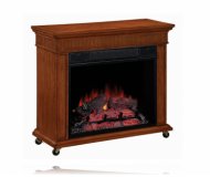 Electric Fireplace in Cherry