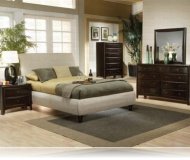 Furture KE 5 Pc. King Platform Bedroom Set