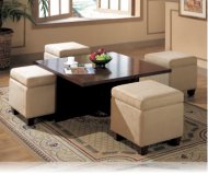 Hines Coffee Table and 4 storage cubes