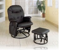 Leeds Black Recliner