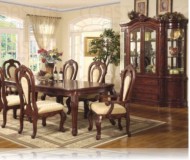 Marbella 7 Pc. Dining Set + China