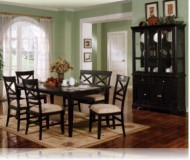 Melton 7 Pc. Dining Set + China