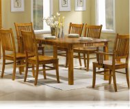 Mission 5 Piece Dining Set