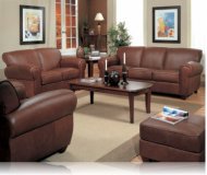 Monterey 2 Pc. Leather Sofa + Love Seat