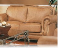 Savannah Leather Love Seat