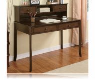 Walnut Wood Storage Office Desk