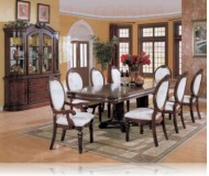 Wynn 9 Pc. Cherry Dining Set + China