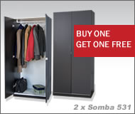 Somba 2Pc Wardrobe Set