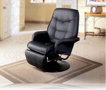 Ashford Black Swivel Recliner