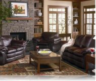 Ashur 2 Pc. Leather Sofa + Love Seat