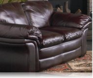 Ashur Leather Love Seat