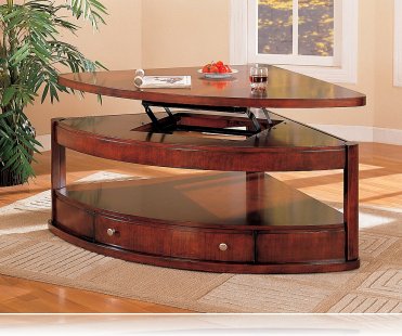 Benicia Pie Shape Coffee Table