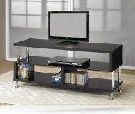 Black / Chrome TV Stand