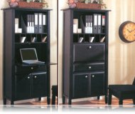 Black Secretary Desk