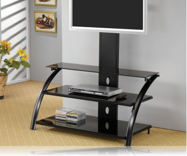 Bracket in Black TV Stand