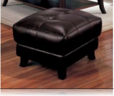 Brady Leather ottoman