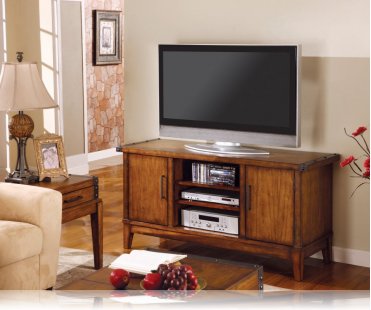 Brown Cherry TV Stand