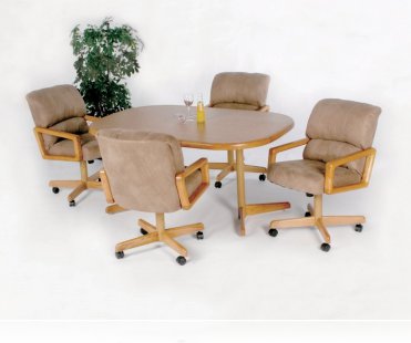 Casual Round 5 Pc Home Office Set