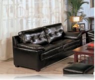 Century Drive Leather Sofa