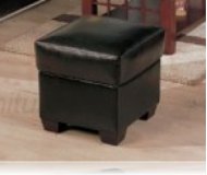 Century Drive Leather ottoman