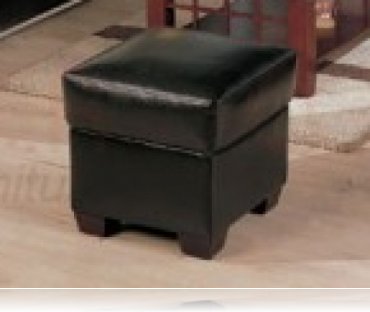 Century Drive Leather ottoman