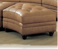 Charleston Leather Storage Ottoman