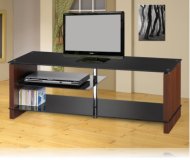 Cherry / Chrome TV Stand