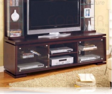 Contemporary Cappuccino TV Console