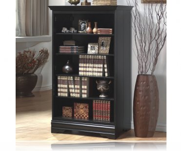 Contemporary Style Black Storage & Display Bookcase