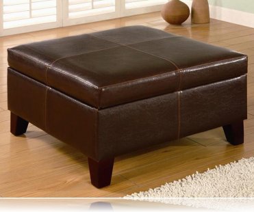 Dark Brown Ottoman