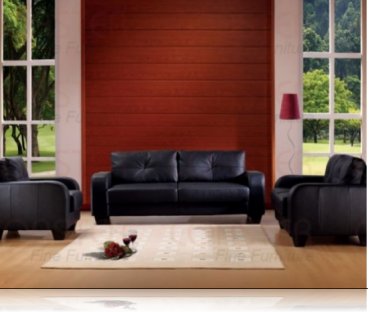 Dolan Leather Sofa + Love Seat