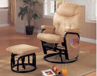 Doncaster Tan Recliner w/Ottoman