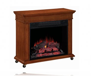 Electric Fireplace in Cherry