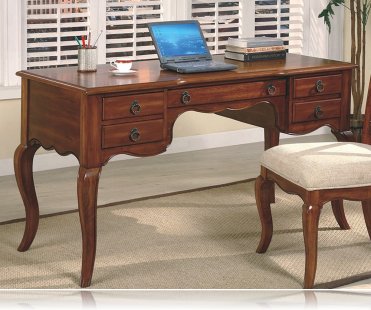 Elegant Writing Desk With Storage Drawers Desks Coaster 800713