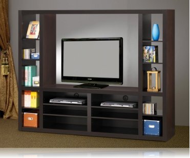 Entertainment Center in Cappuccino