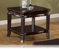 Espresso Finish End Table