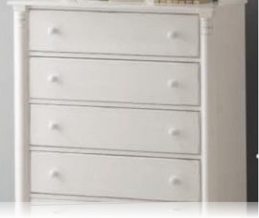 Kayla White Bedroom Chest