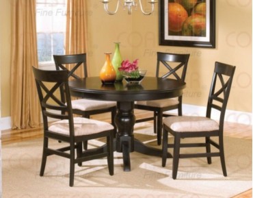 Melton 5 Pc. Dining Set + Round Table