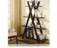 Modern Tiered X Shape Bookshelf