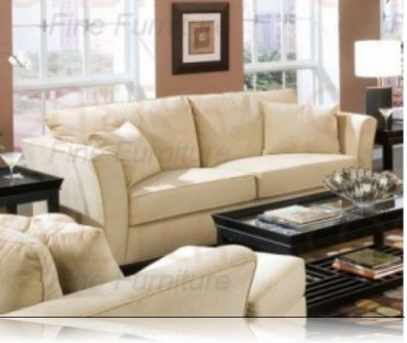 Park Place Cream Velvet Sofa