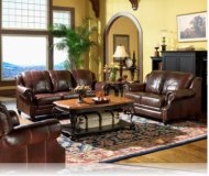 Princeton 2 Pc. Leather Sofa + Love Seat