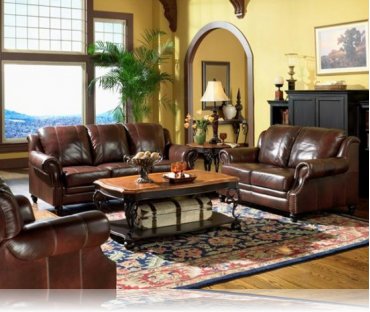 Princeton 2 Pc. Leather Sofa + Love Seat