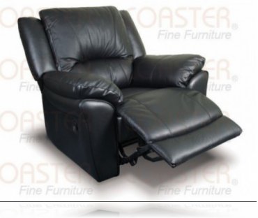 Promenade Black Recliner