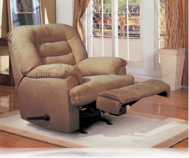 Wrangler Recliner Rocker in Beige