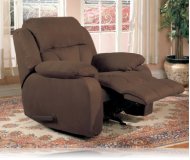 Bradley Recliner Rocker in Cocoa