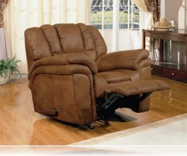 Tuscany Recliner in Palomino Microfiber