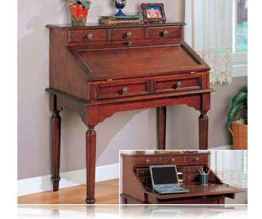 Secretary Desk Antique Brass Hardware